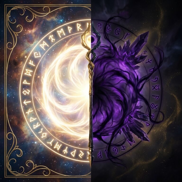 Magia blanca vs magia negra: diferencias, riesgos y cuál elegir