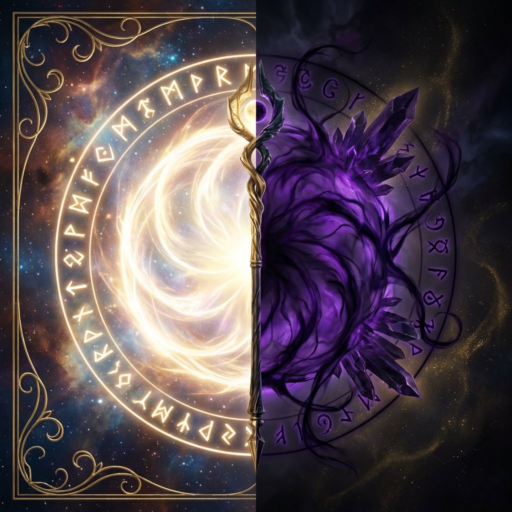 Magia blanca vs magia negra – Diferencias y energía espiritual
