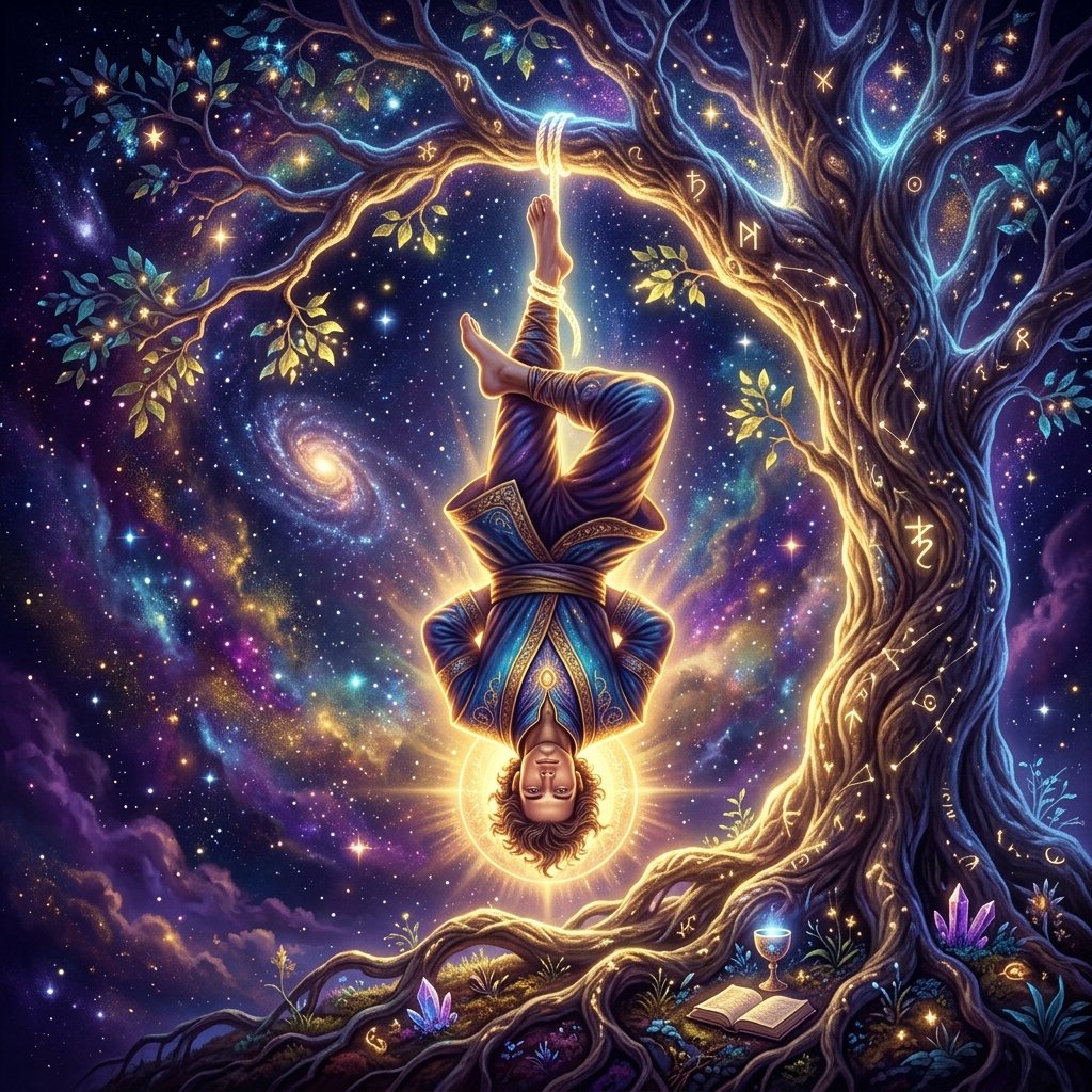 El Colgado Tarot significado