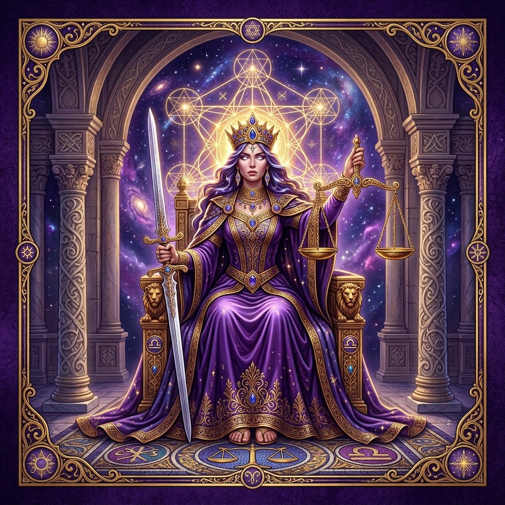 La Justicia Tarot significado
