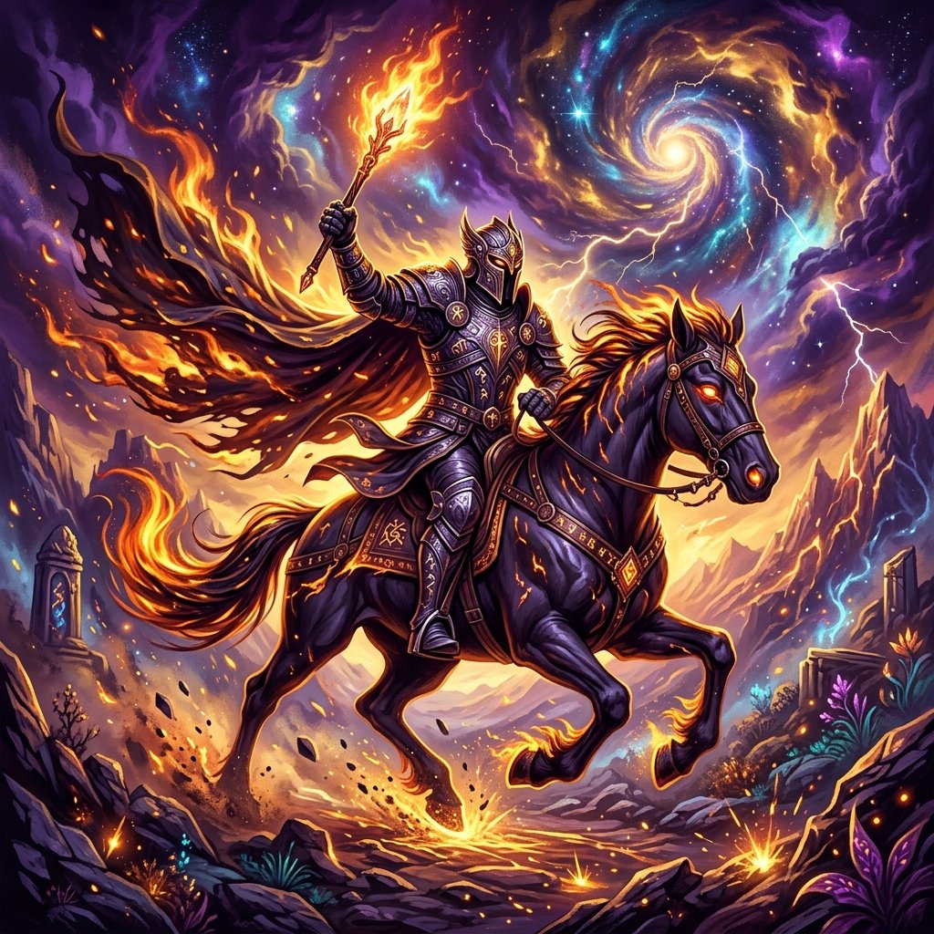 Caballero de Bastos en el tarot: significado de la carta