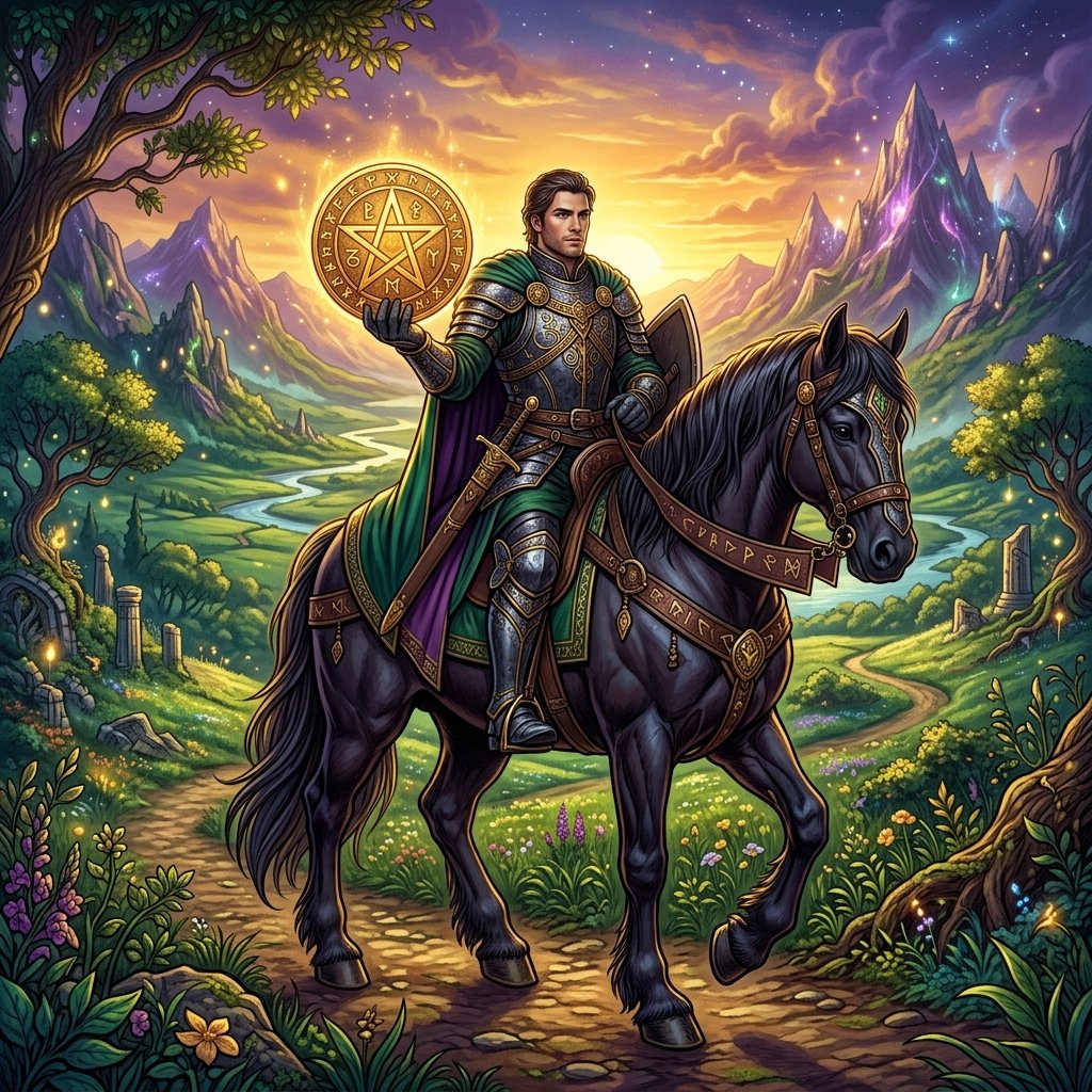 Caballero de Oros en el Tarot: significado de la carta
