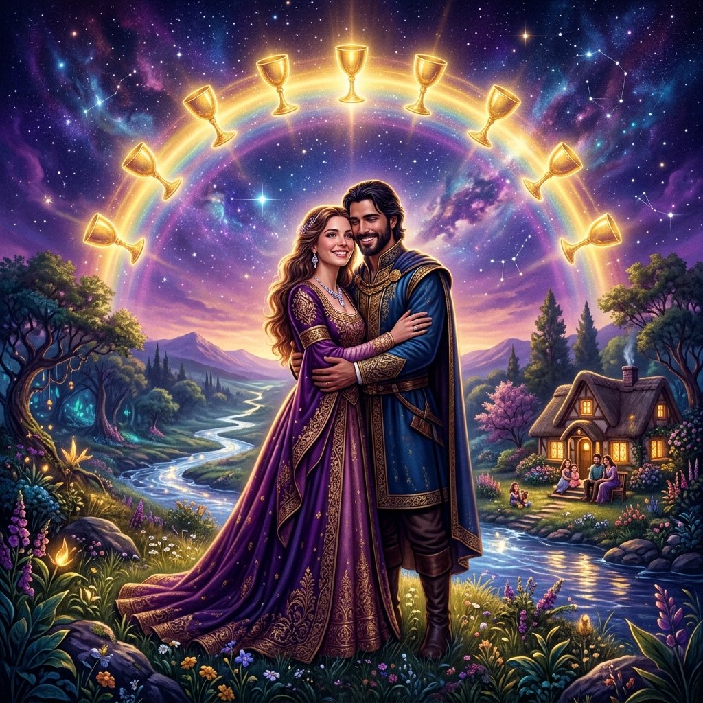 Diez de Copas Tarot significado