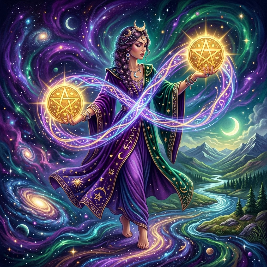 Dos de Oros significado en el tarot