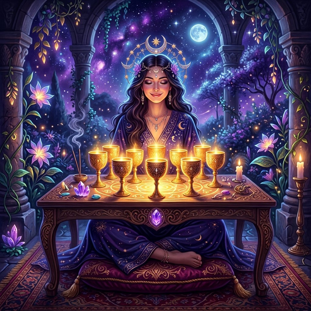Nueve de Copas Tarot significado