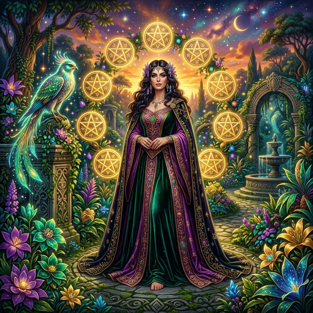 Nueve de Oros significado en el tarot