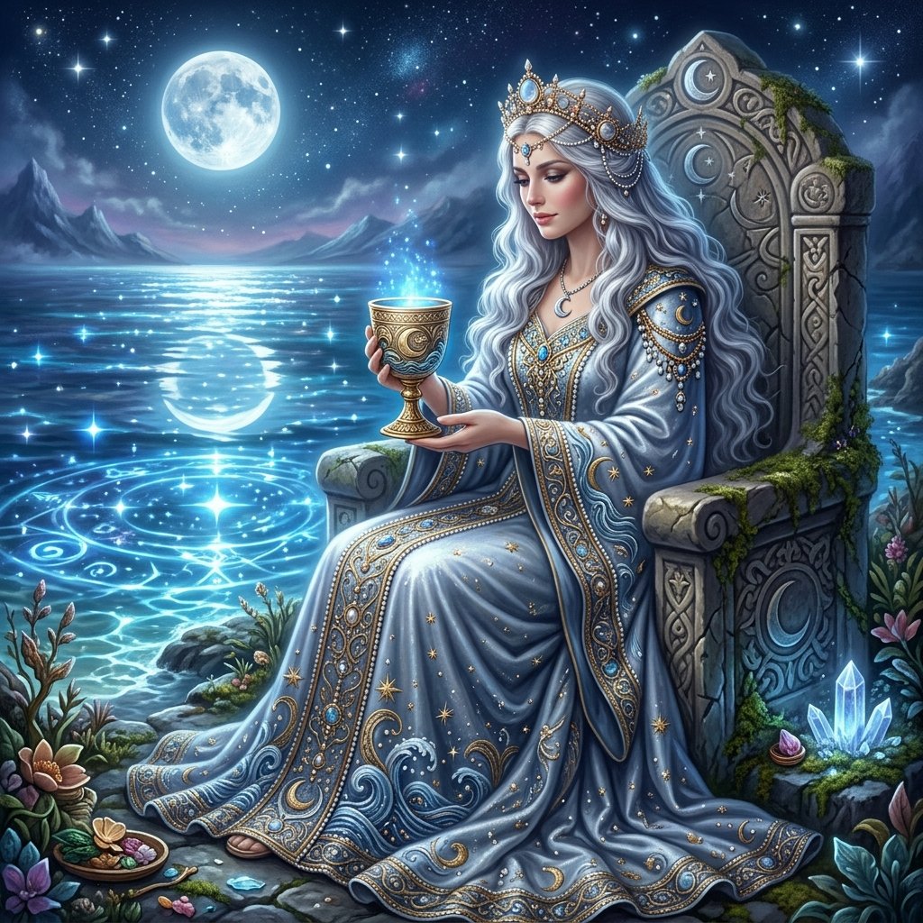 Reina de Copas Tarot significado