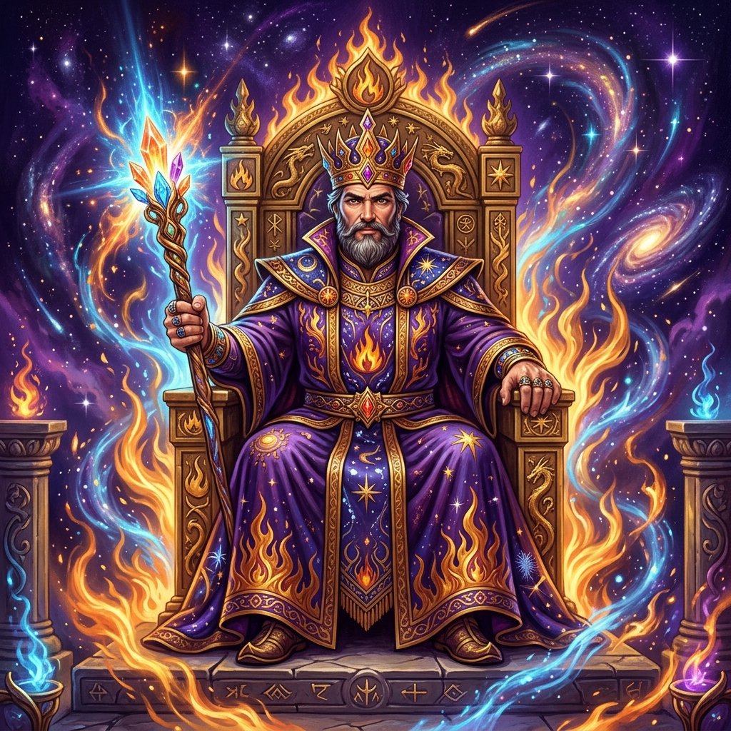 Rey de Bastos en el tarot: significado de la carta