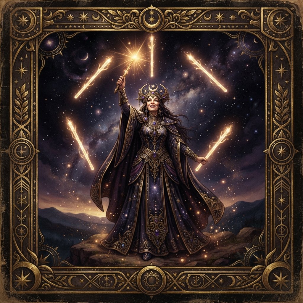 Seis de Bastos Tarot significado