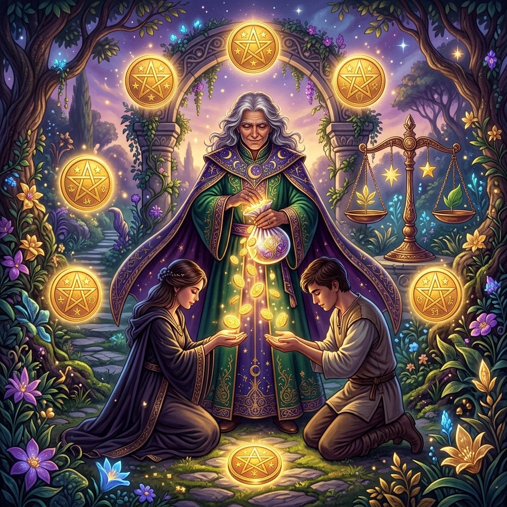 Seis de Oros significado en el tarot