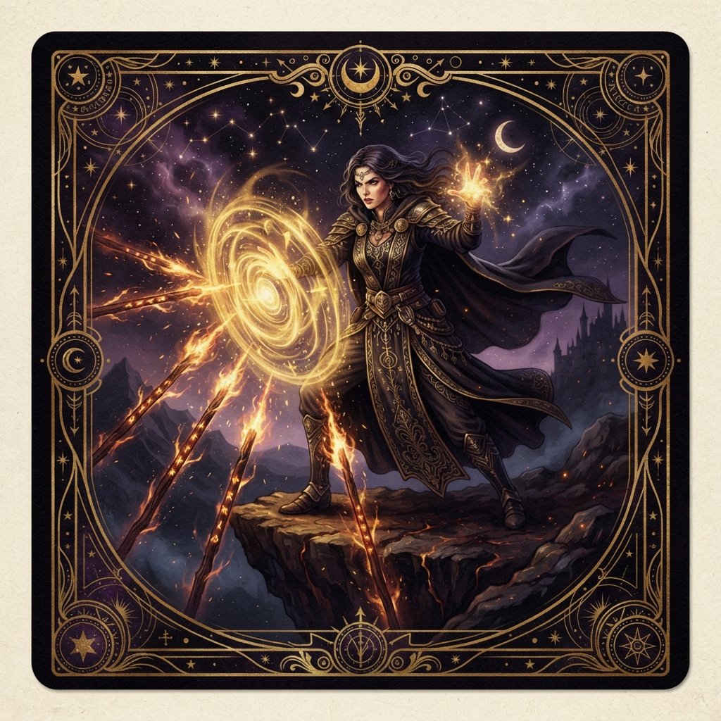 Siete de Bastos Tarot significado