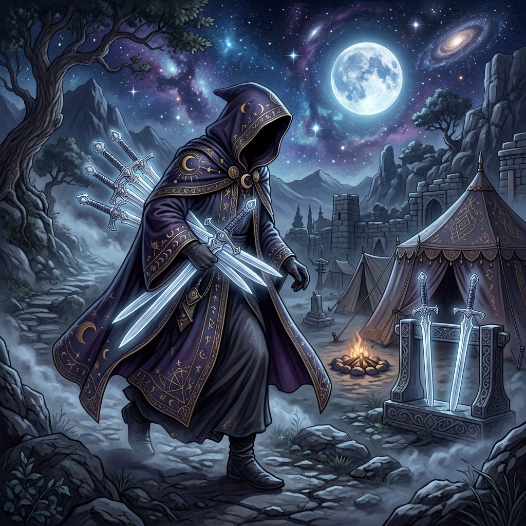 Siete de Espadas en el tarot: significado de la carta