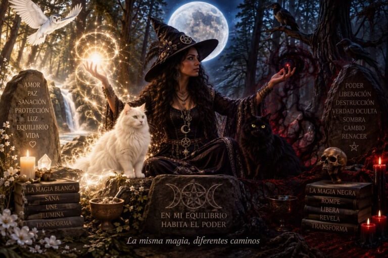 MAGIA NEGRA VS MAGIA BLANCA ¿Que diferencia hay realmente?